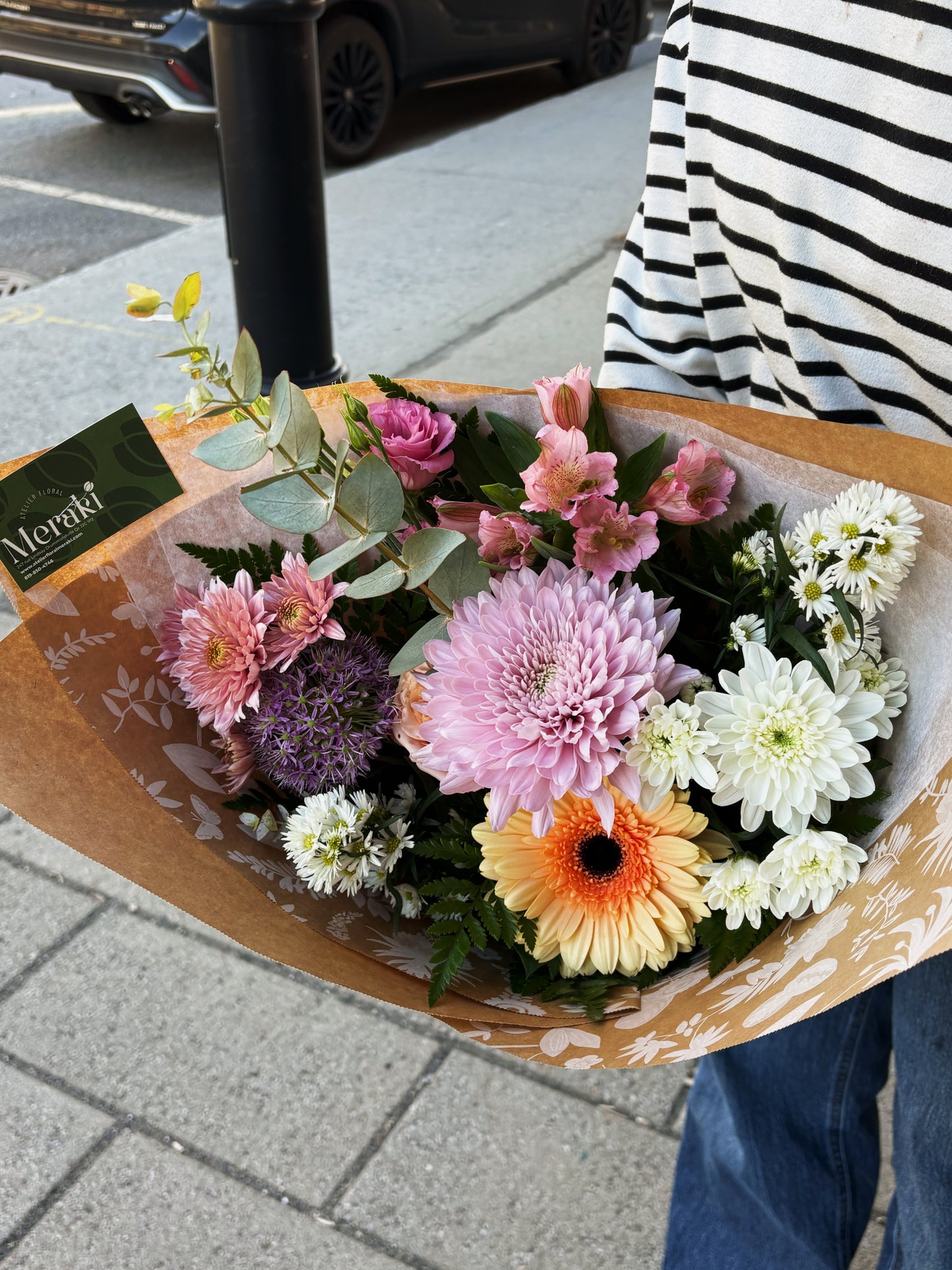 Bouquet de fleurs au choix du fleuriste - Moyen