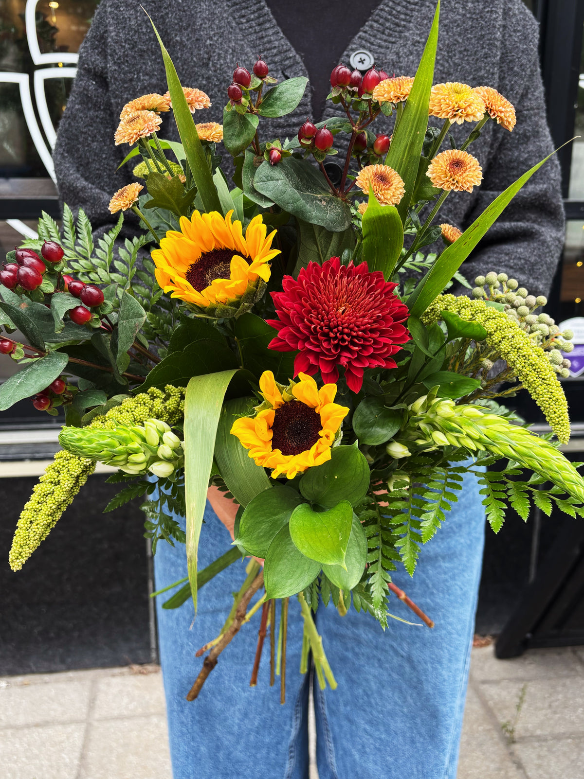 Bouquet automnal au choix du fleuriste - Moyen