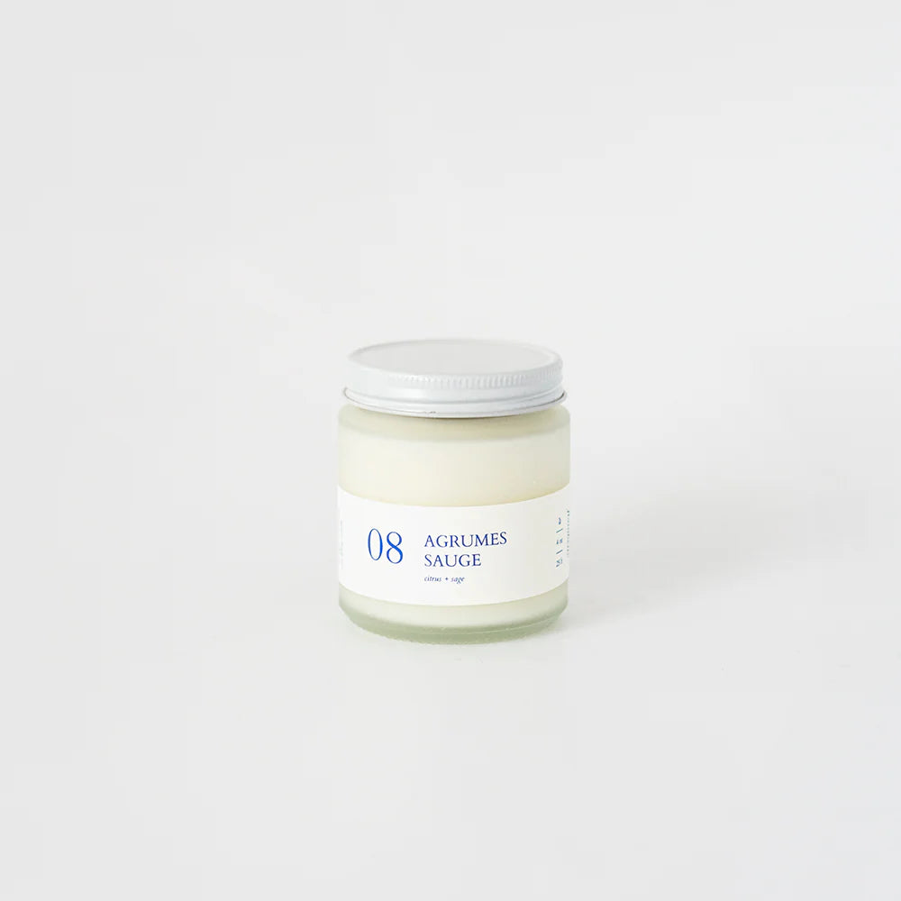 Bougie crépitante Flambette-4oz- Agrume Sauge
